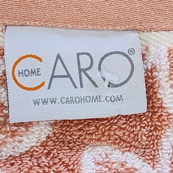 Caro Home 6pc Daisydays Cotton Bath Towel Set 2Bath 2Hand 2Tip Rose And White‎ - Picture 11 of 16